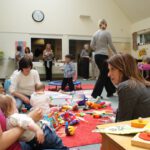 Meeting parents and children at the 'Challenge Group'